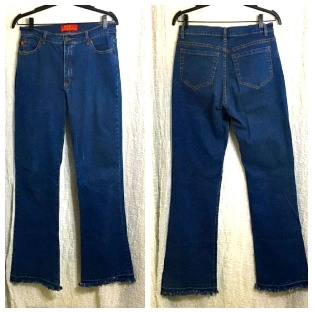 NYJD Blue Flare Jeans Size 8